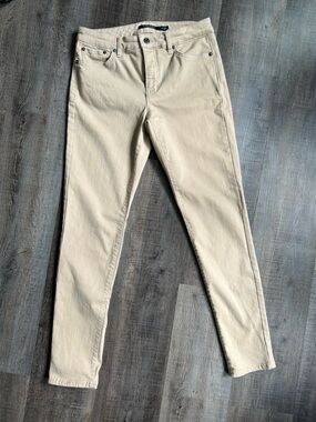 Lauren Ralph Lauren Light Khaki Denim Jeans Size 4